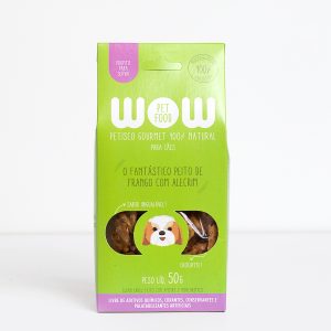 Petisco Natural para Cães sabor Peito de Frango com Alecrim - WOW Pet