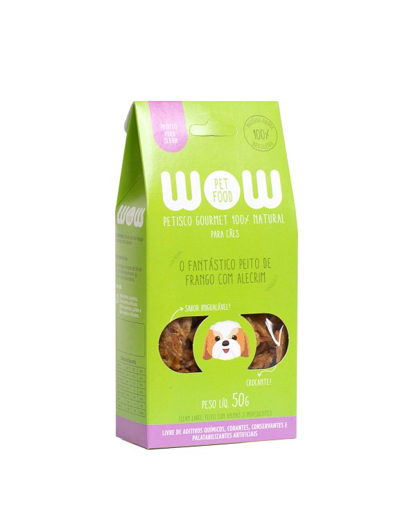 Petisco Natural para Cães sabor Peito de Frango com Alecrim - WOW Pet - Image 4