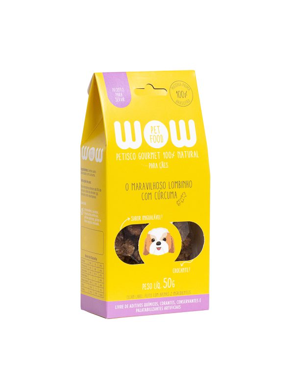 Petisco Natural para Cães sabor Lombinho com Cúrcuma - WOW Pet - Image 4