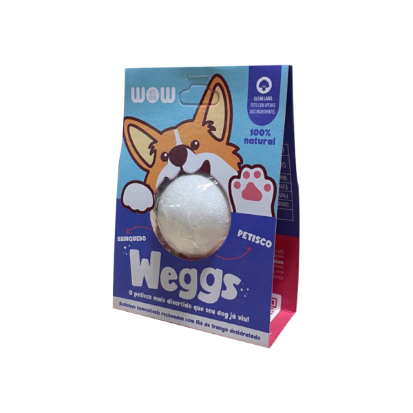 Petisco Natural para Cães Weggs sabor Frango - Wow Pet - Image 2