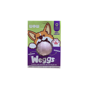 Petisco Natural para Cães Weggs sabor Lombinho - Wow Pet