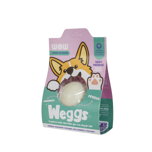 Petisco Natural para cães Weggs sabor Lombinho e Cùrcuma - Wow Pet