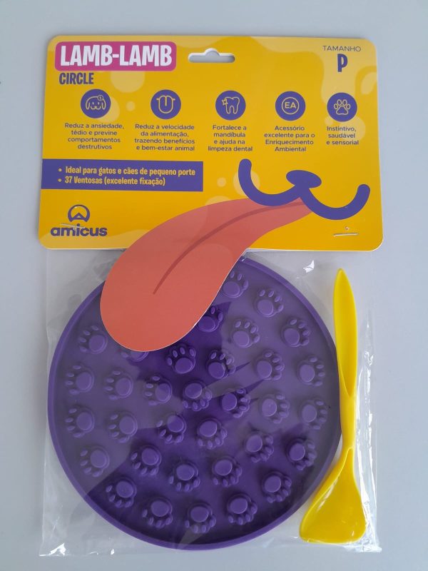 Tapete de Lamber - Lamb Lamb Circulo Roxo