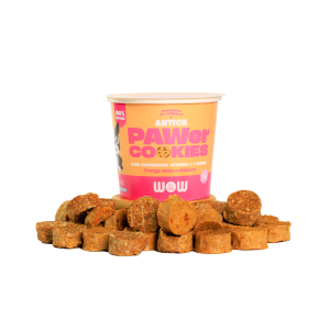 Petisco Natural Cookies de Frango, Aveia e Abóbora - WOW Pet
