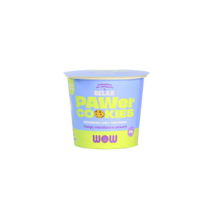 Petisco Natural Cookies RELAX de Frango, Mandioca e Cenoura - WOW Pet