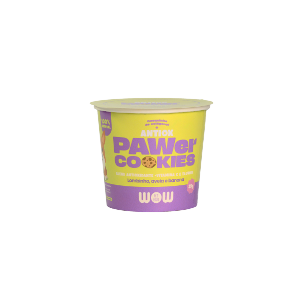Pestico Natural Cookies ANTIOX de Lombinho, Aveia e Banana - WOW Pet - Image 2